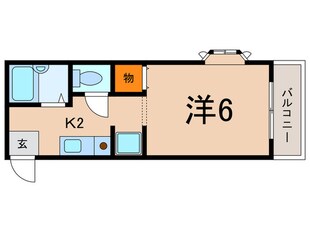 フル－ル甲東園の物件間取画像